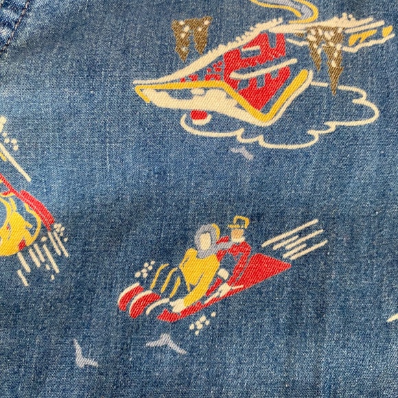 Liz Claiborne denim button up shirt - Picture 4 of 7